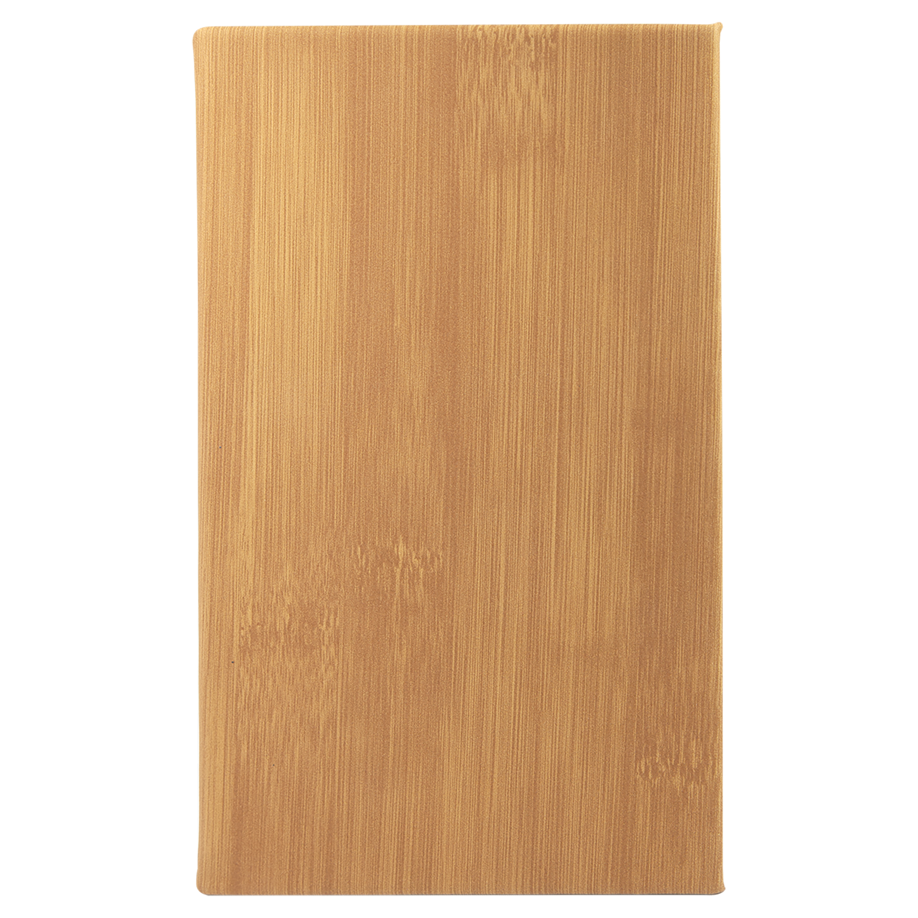 5 1/4" x 8 1/4" Bamboo Laserable Leatherette Journal with Lined Notepad