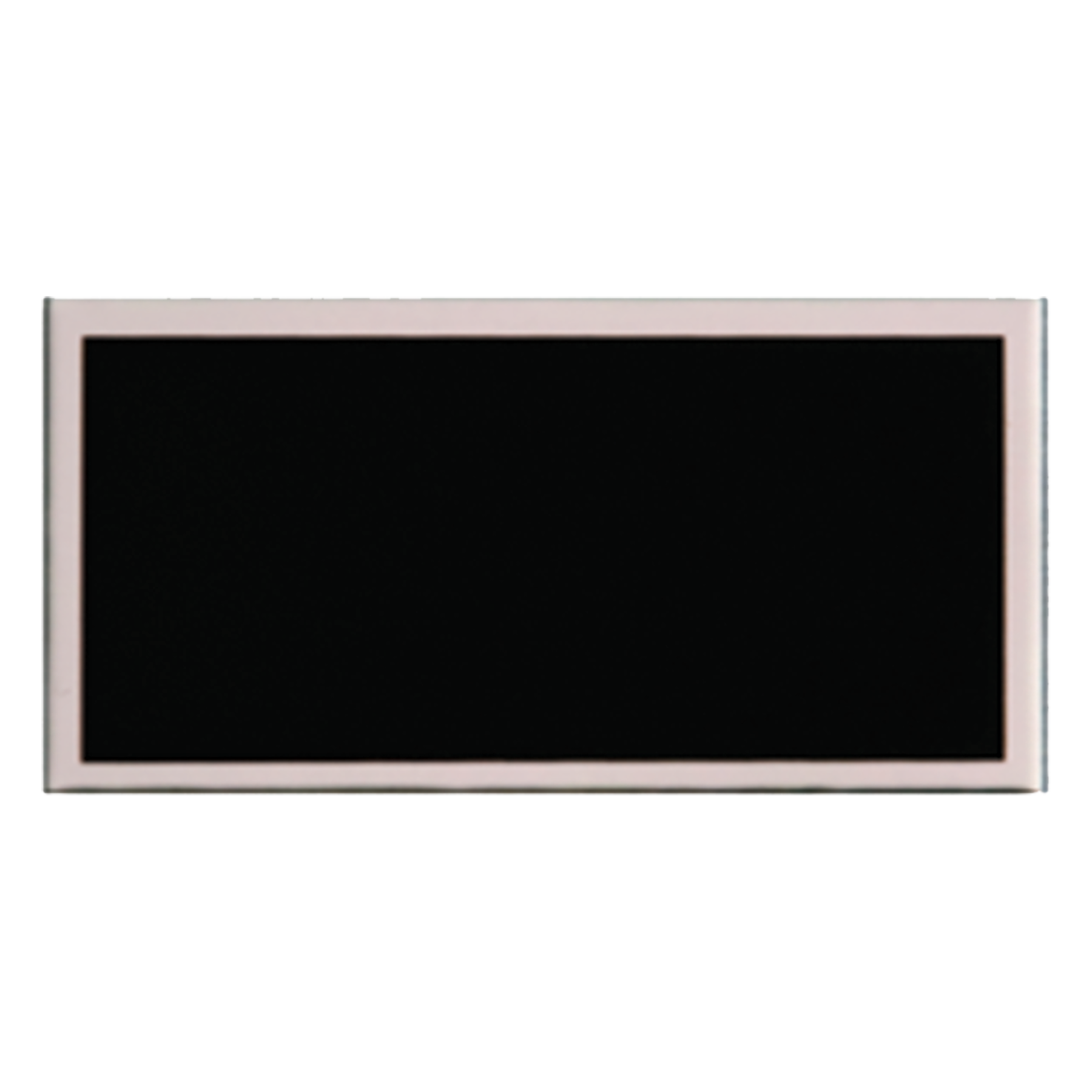 1 1/2" x 3" Laserable Aluminum Black Plate with Border